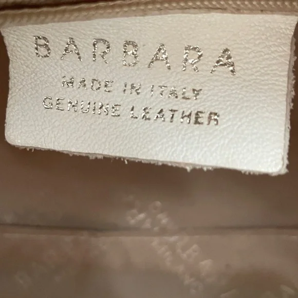 Barbara Milano Leather Diamond Detailed Mini Shoulder Handbag - Picture 7 of 8